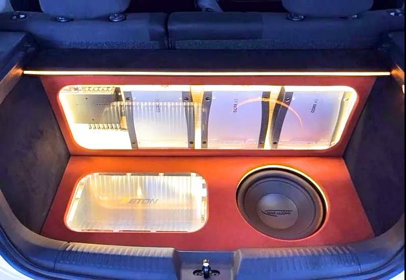 40W重金打造-車改坊常熟店大眾polo汽車音響升級德國伊頓CORE系列