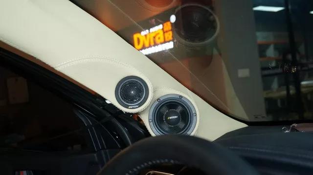 全力開唱-車改坊廣州帝銳店漢蘭達汽車音響改裝德國伊頓RSR160三分頻