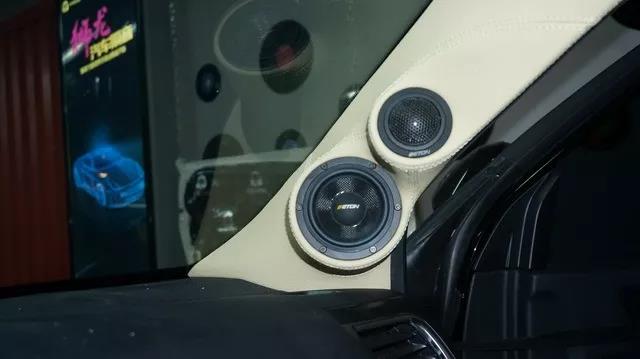 全力開唱-車改坊廣州帝銳店漢蘭達汽車音響改裝德國伊頓RSR160三分頻