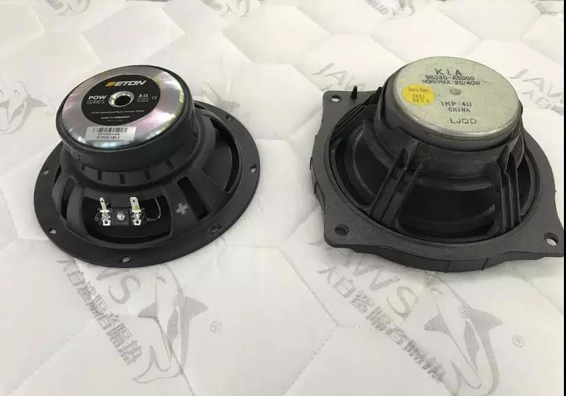遇見心聲-車改坊重慶店起亞嘉華汽車音響升級伊頓POW160.2兩分頻