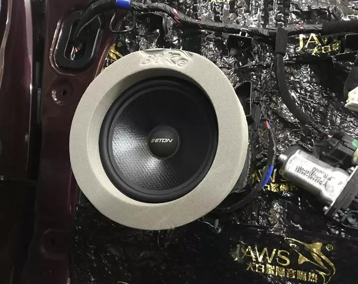 遇見心聲-車改坊重慶店起亞嘉華汽車音響升級伊頓POW160.2兩分頻