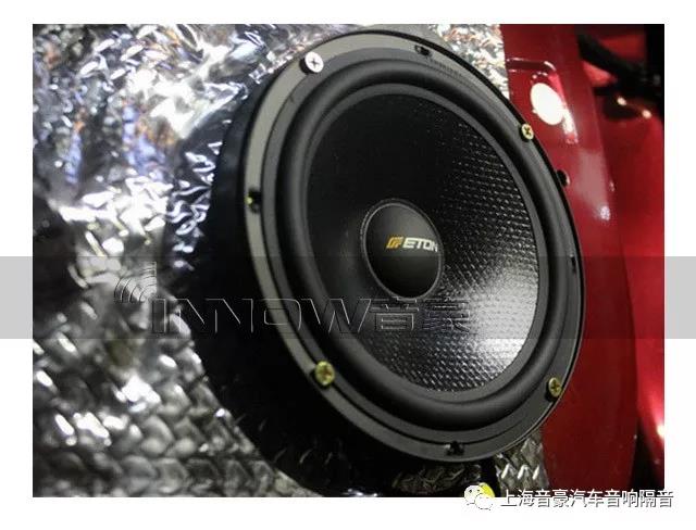 釋放情感-上海音豪東南DX3汽車音響升級德國伊頓Pow172.2 兩分頻