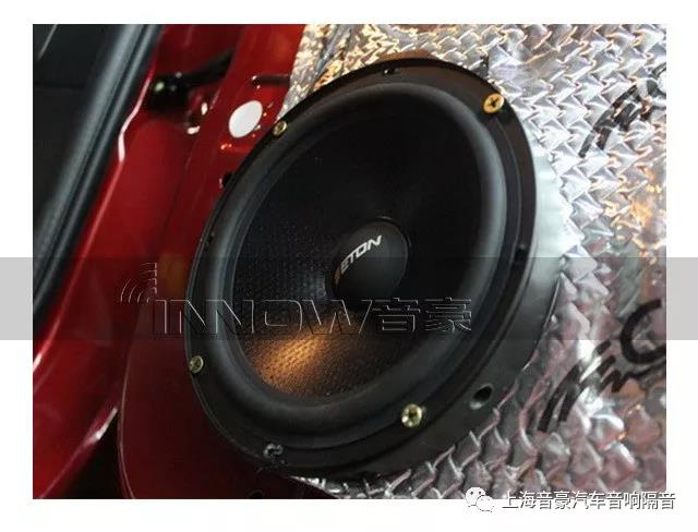 釋放情感-上海音豪東南DX3汽車音響升級德國伊頓Pow172.2 兩分頻