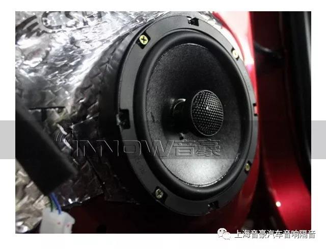 釋放情感-上海音豪東南DX3汽車音響升級德國伊頓Pow172.2 兩分頻