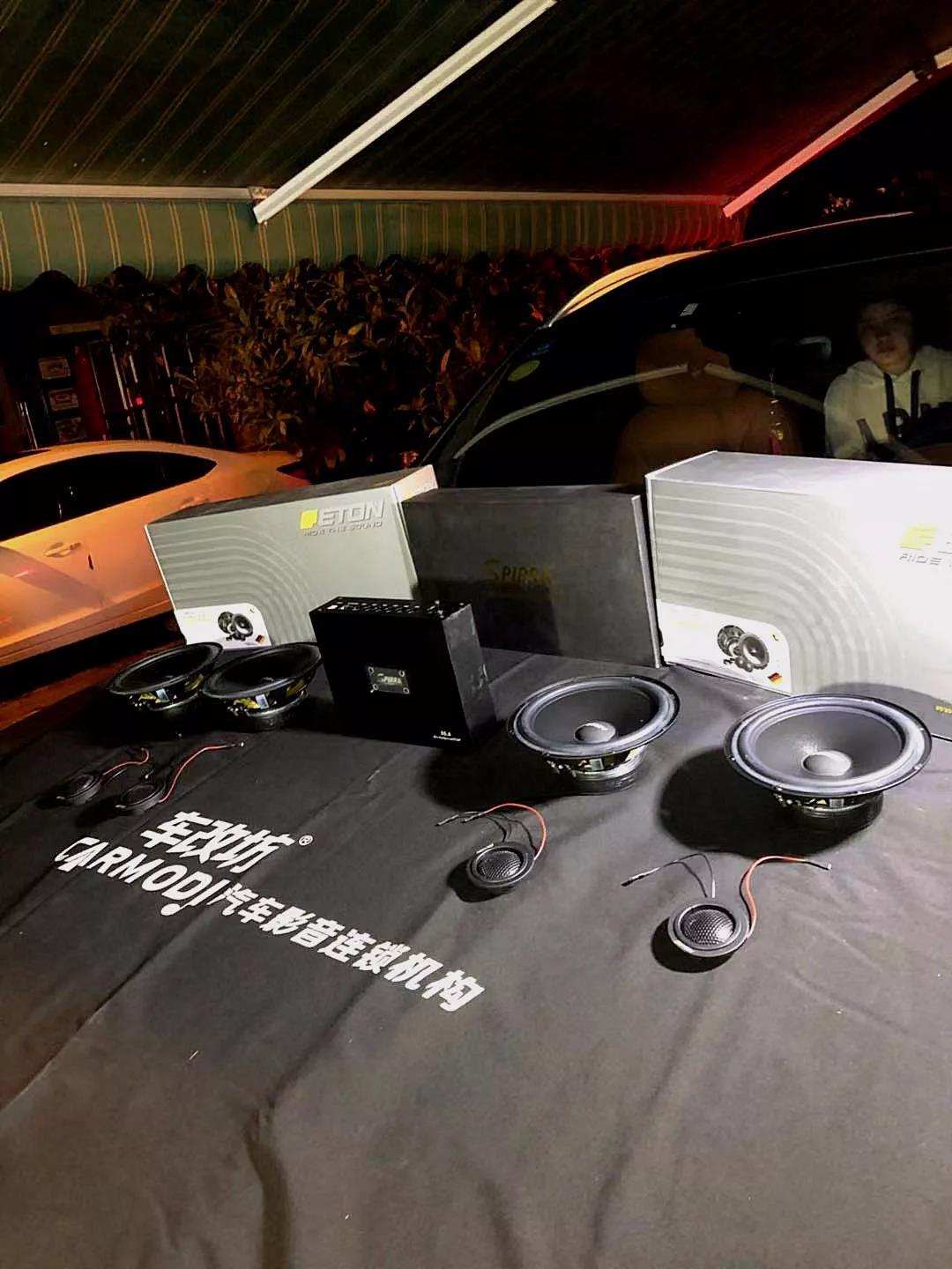 原來豪車音響也弱！-車改坊義烏店瑪莎拉蒂汽車音響升級德國ETON