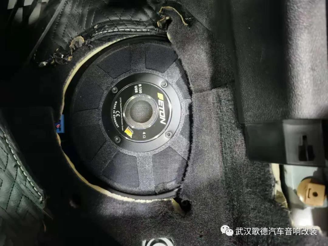 專用音響巨大提升 武漢歌德寶馬五系汽車音響改裝