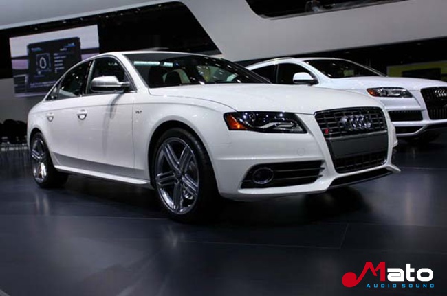 奧迪S4音響改裝ARC BLACK6.3三分頻套裝喇叭和ARC簽名