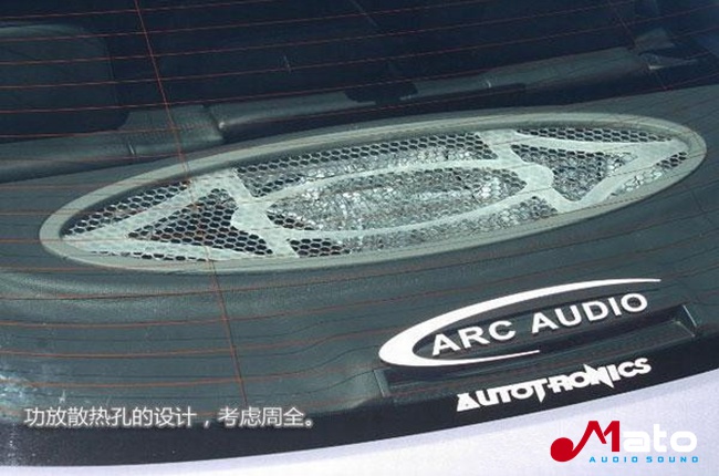 奧迪S4音響改裝ARC BLACK6.3三分頻套裝喇叭和ARC簽名