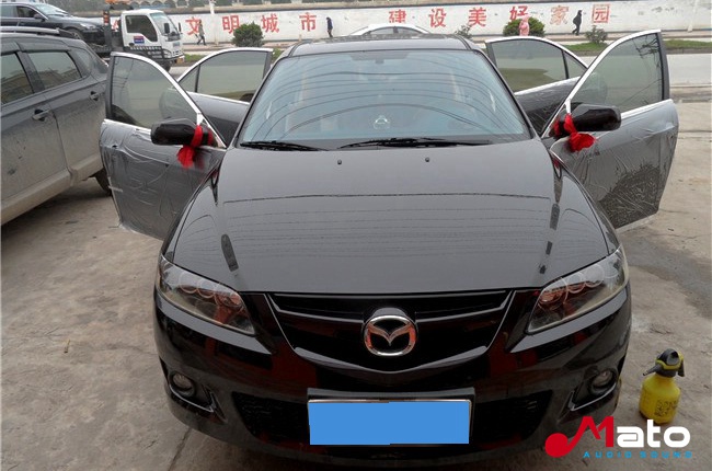 駕馭新聲活——婁底車聲緣馬自達6簡改霸克音響